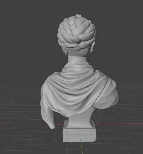 Frida Kahlo 3D print model_6