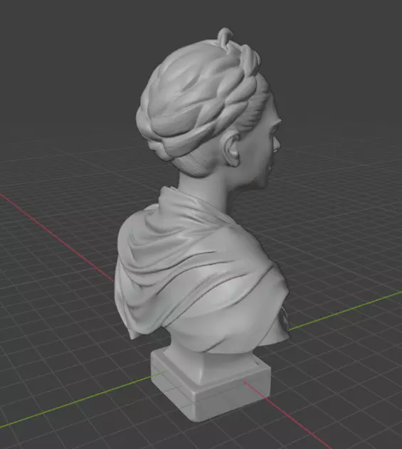 Frida Kahlo 3D print model_8