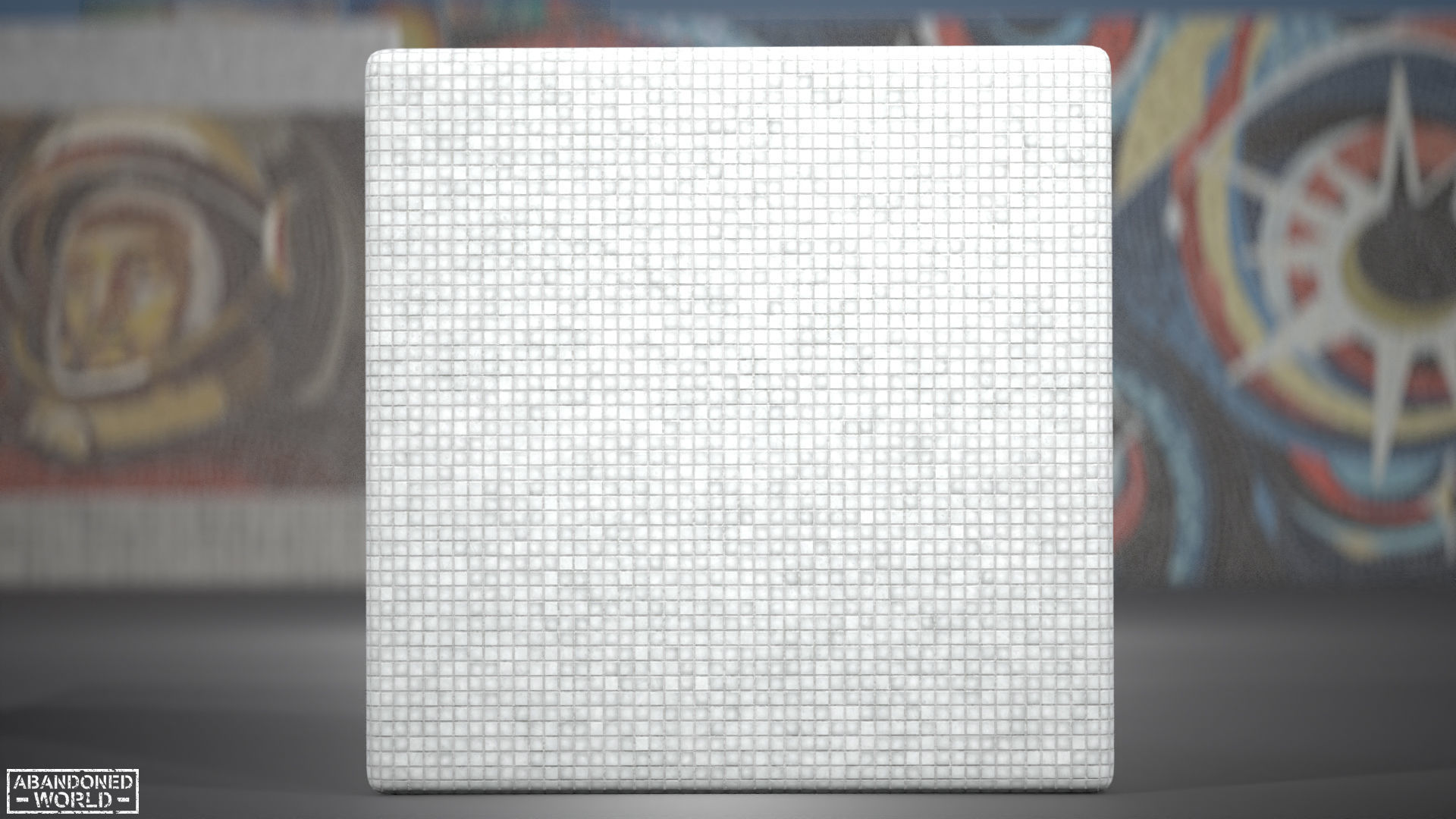 Soviet Mosaics Pack Low-poly 3D model_41