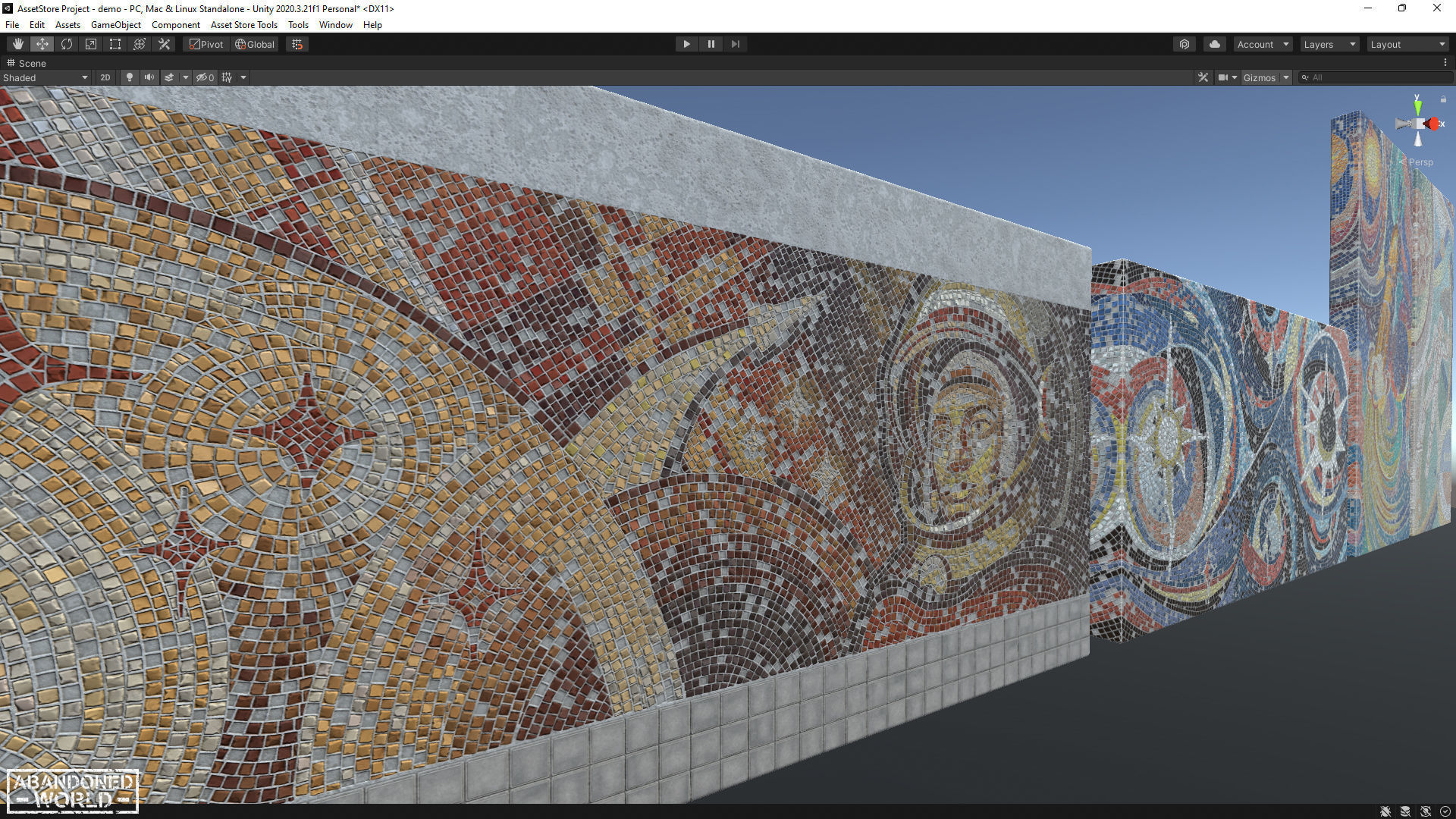 Soviet Mosaics Pack Low-poly 3D model_49