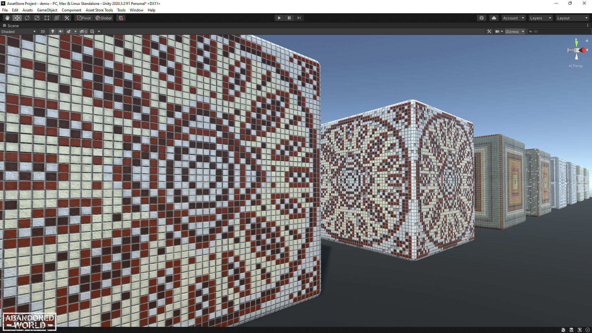 Soviet Mosaics Pack Low-poly 3D model_51