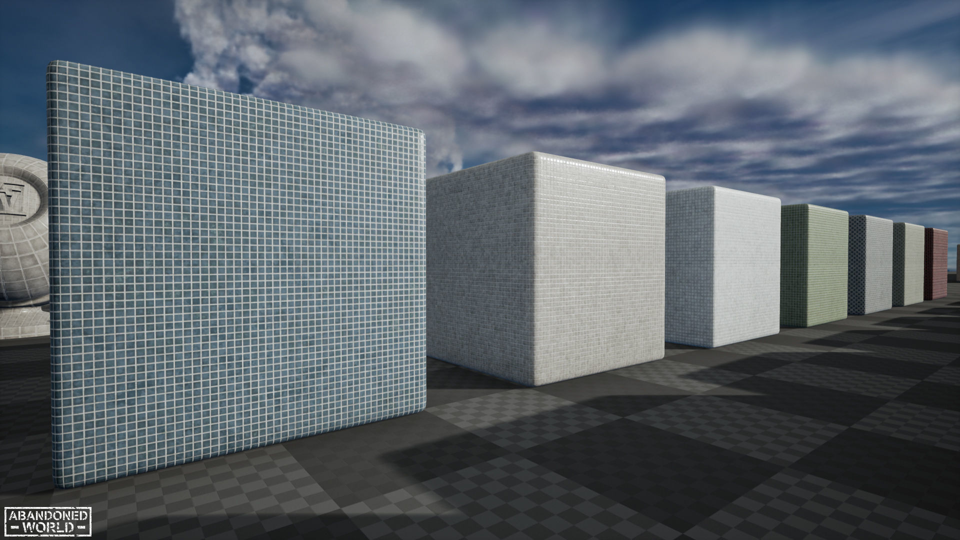 Soviet Mosaics Pack Low-poly 3D model_10