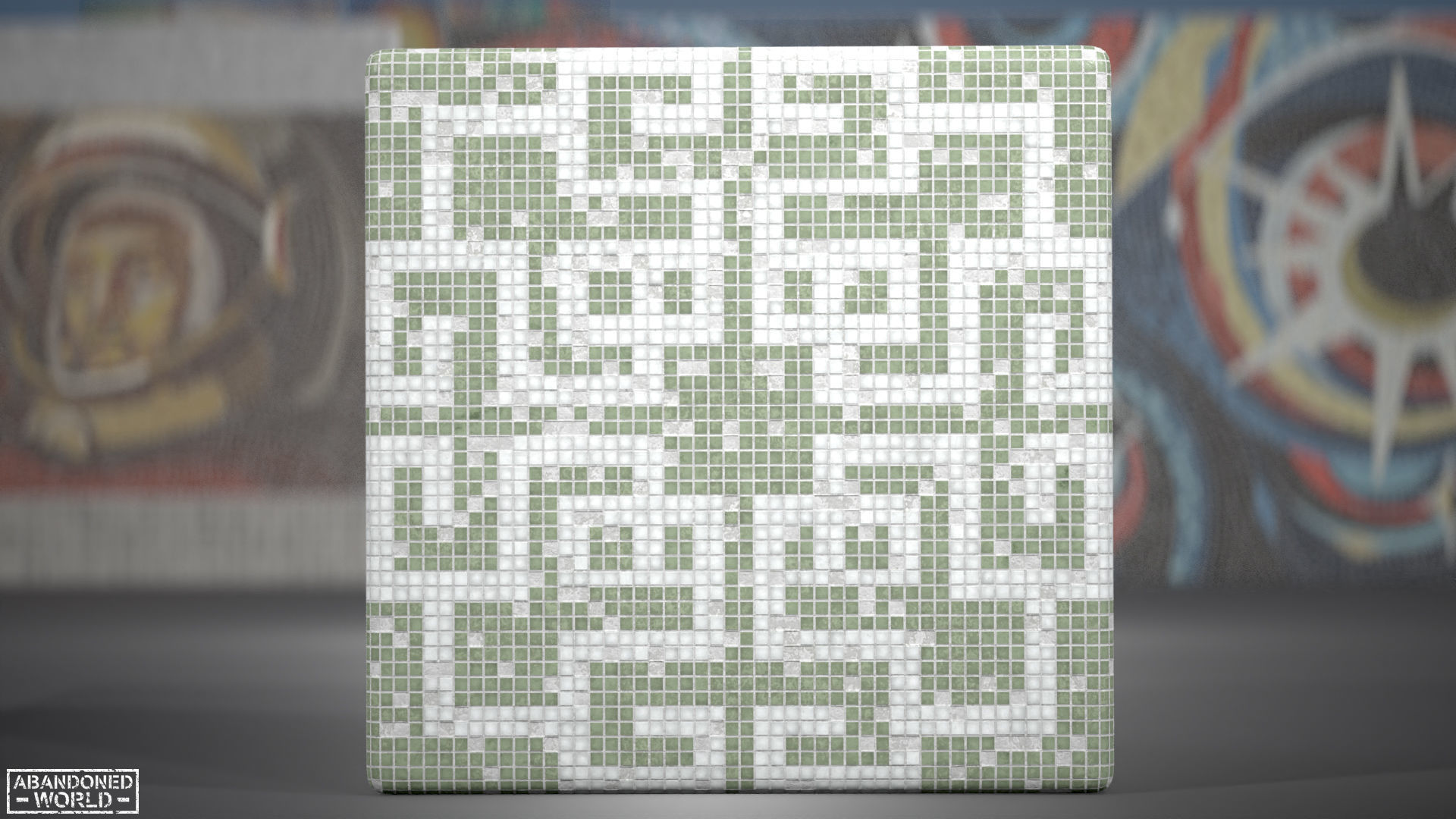 Soviet Mosaics Pack Low-poly 3D model_39