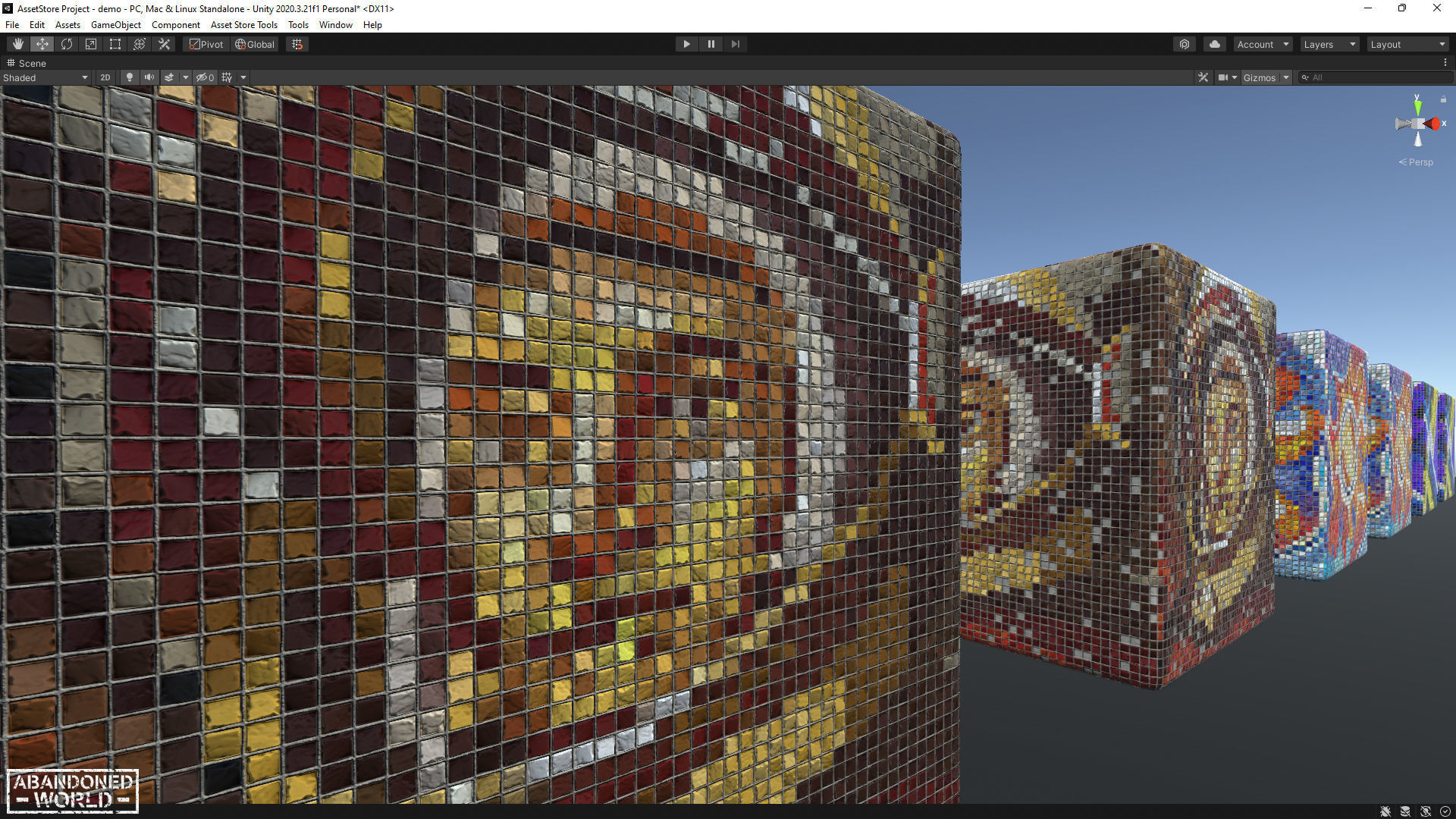 Soviet Mosaics Pack Low-poly 3D model_50