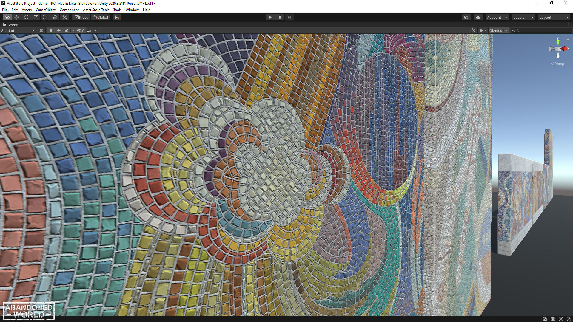 Soviet Mosaics Pack Low-poly 3D model_48