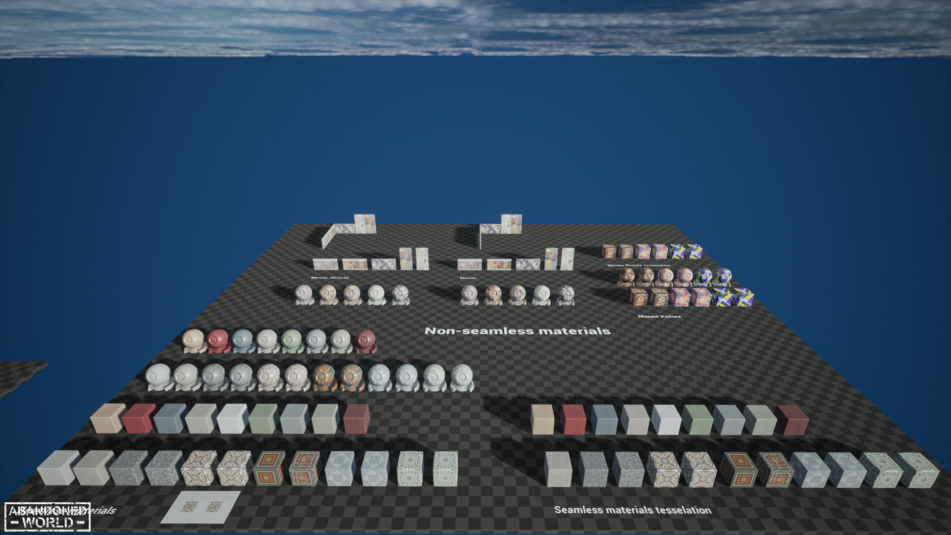 Soviet Mosaics Pack Low-poly 3D model_1