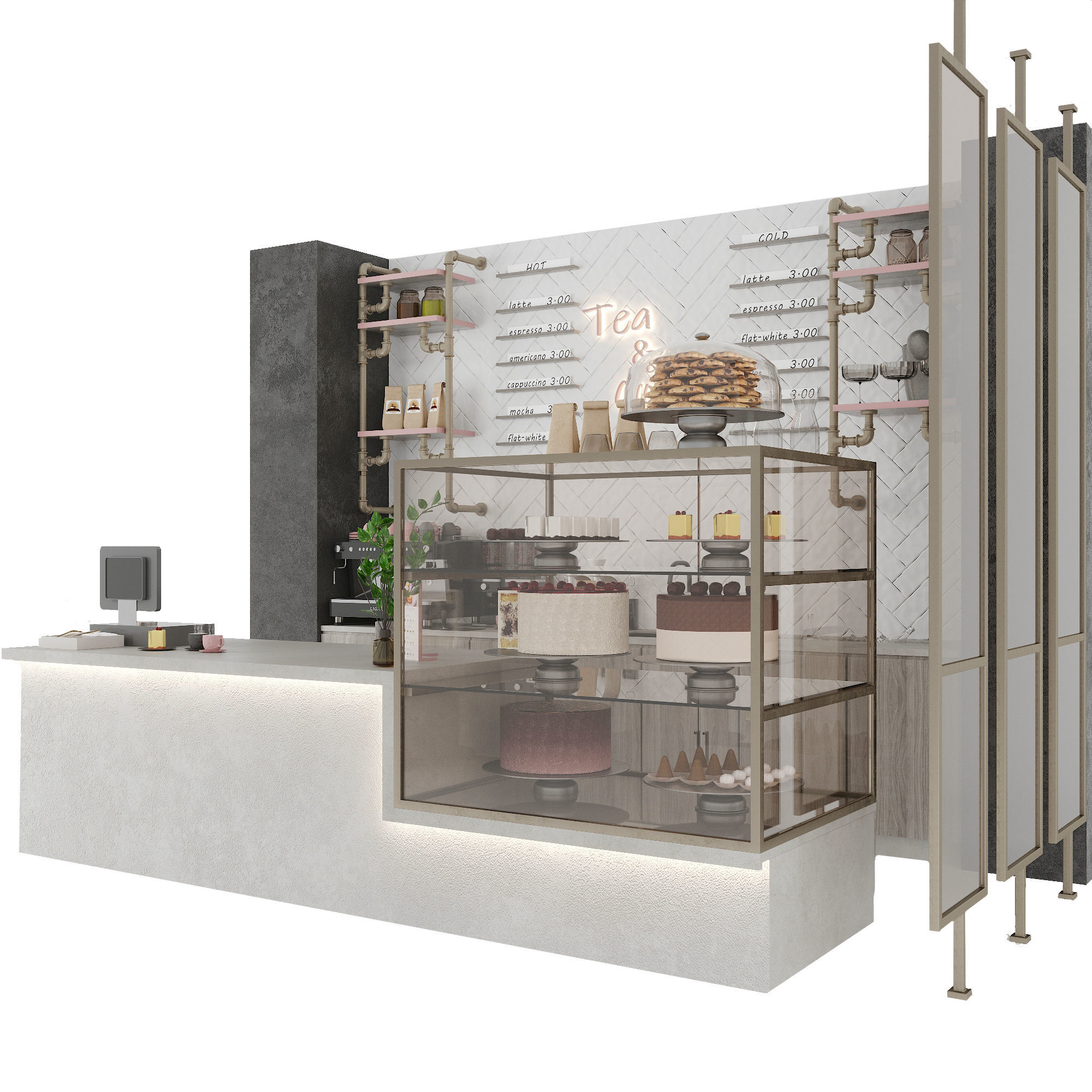 Coffee house 3D model_5