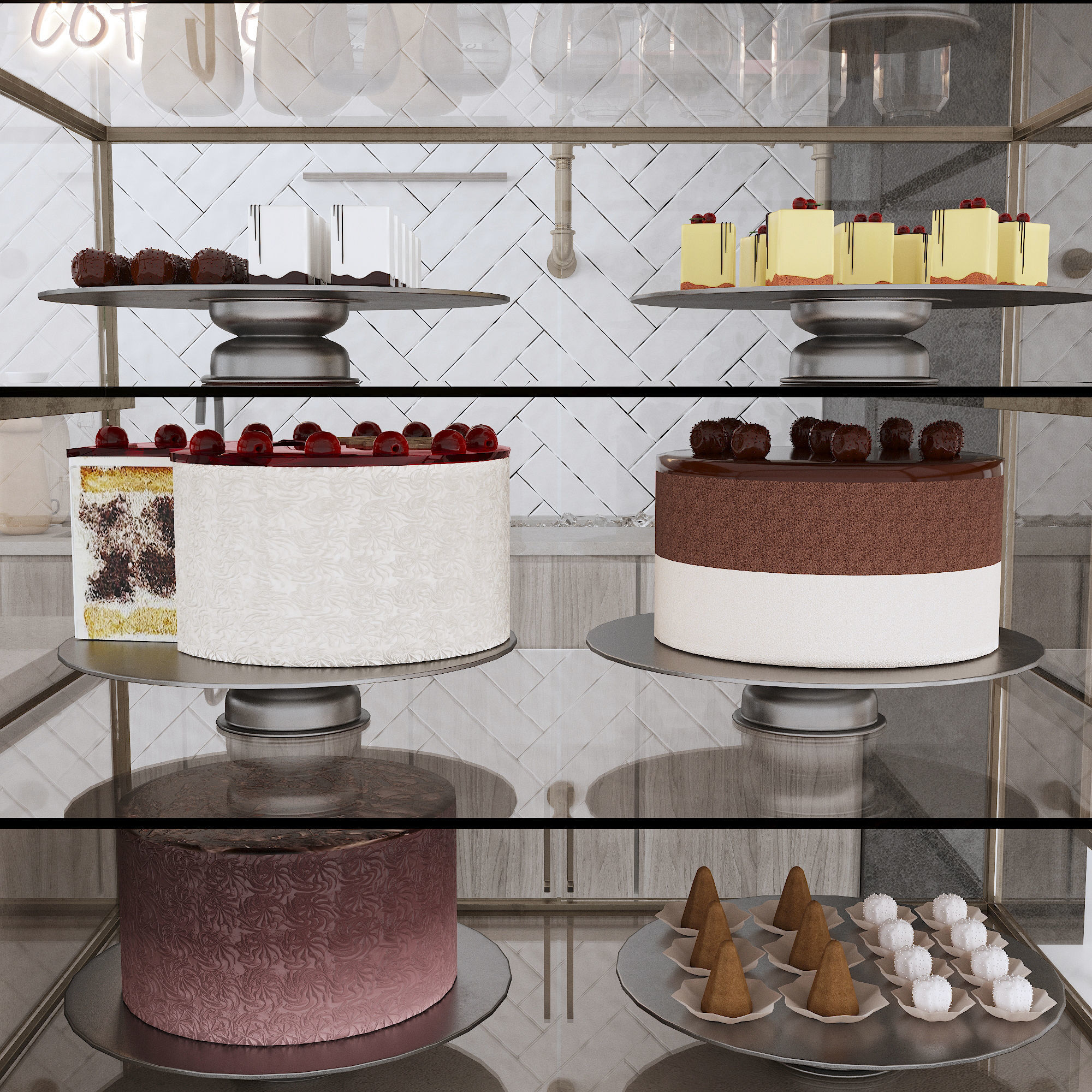 Coffee house 3D model_10