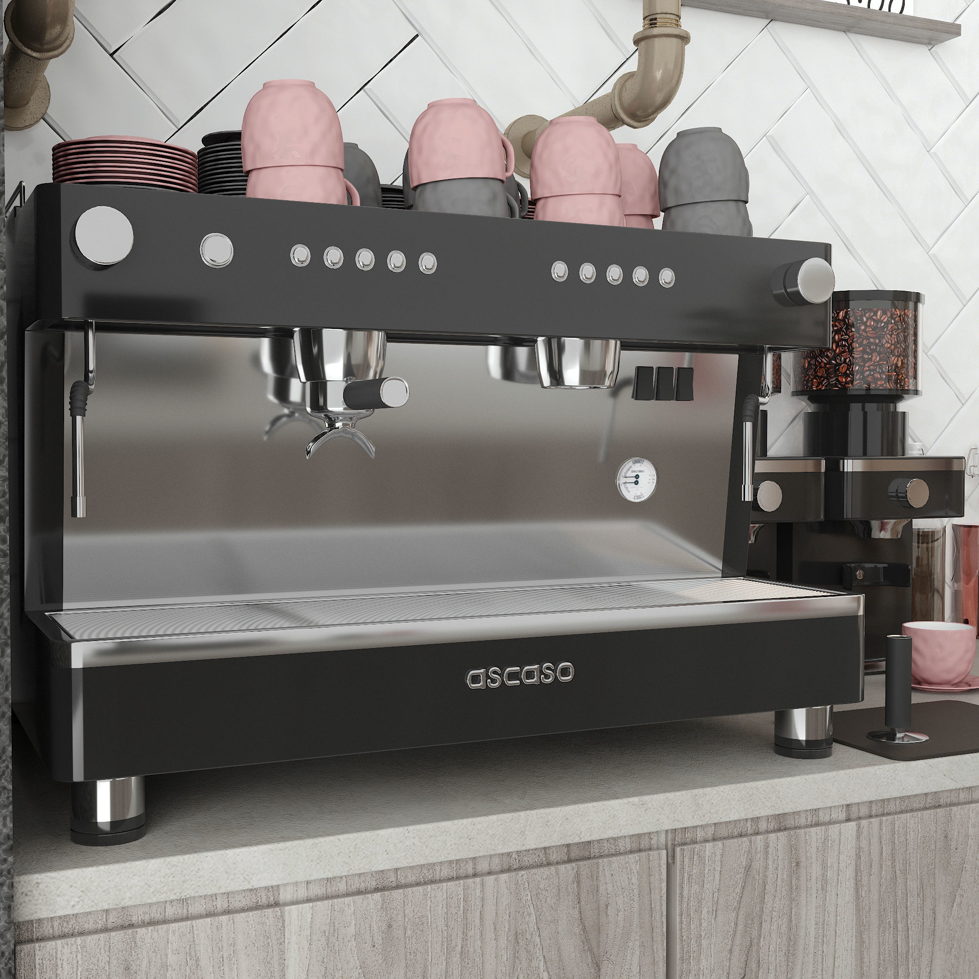 Coffee house 3D model_7