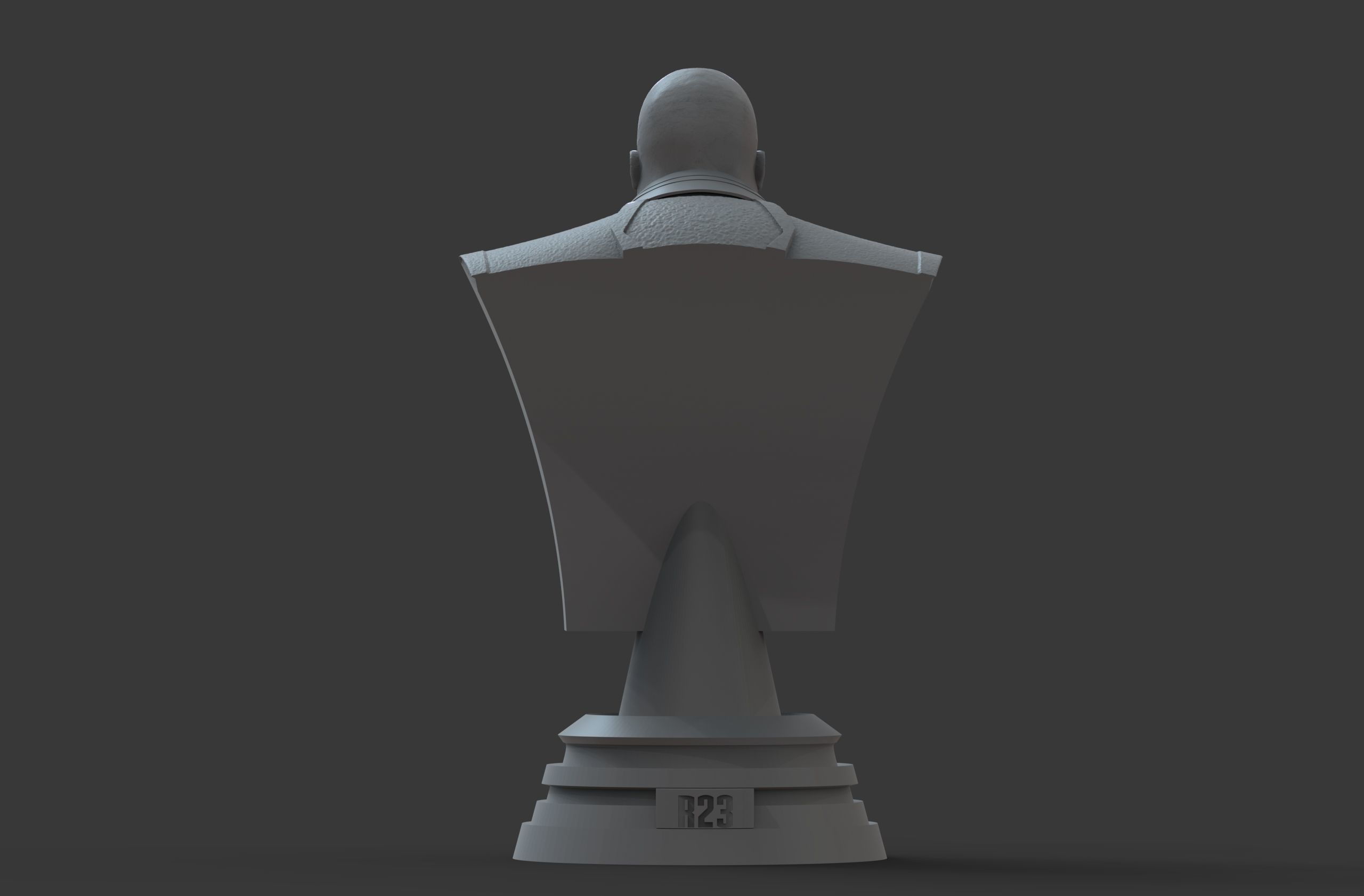 Thanos bust of character gold 3D print model_18