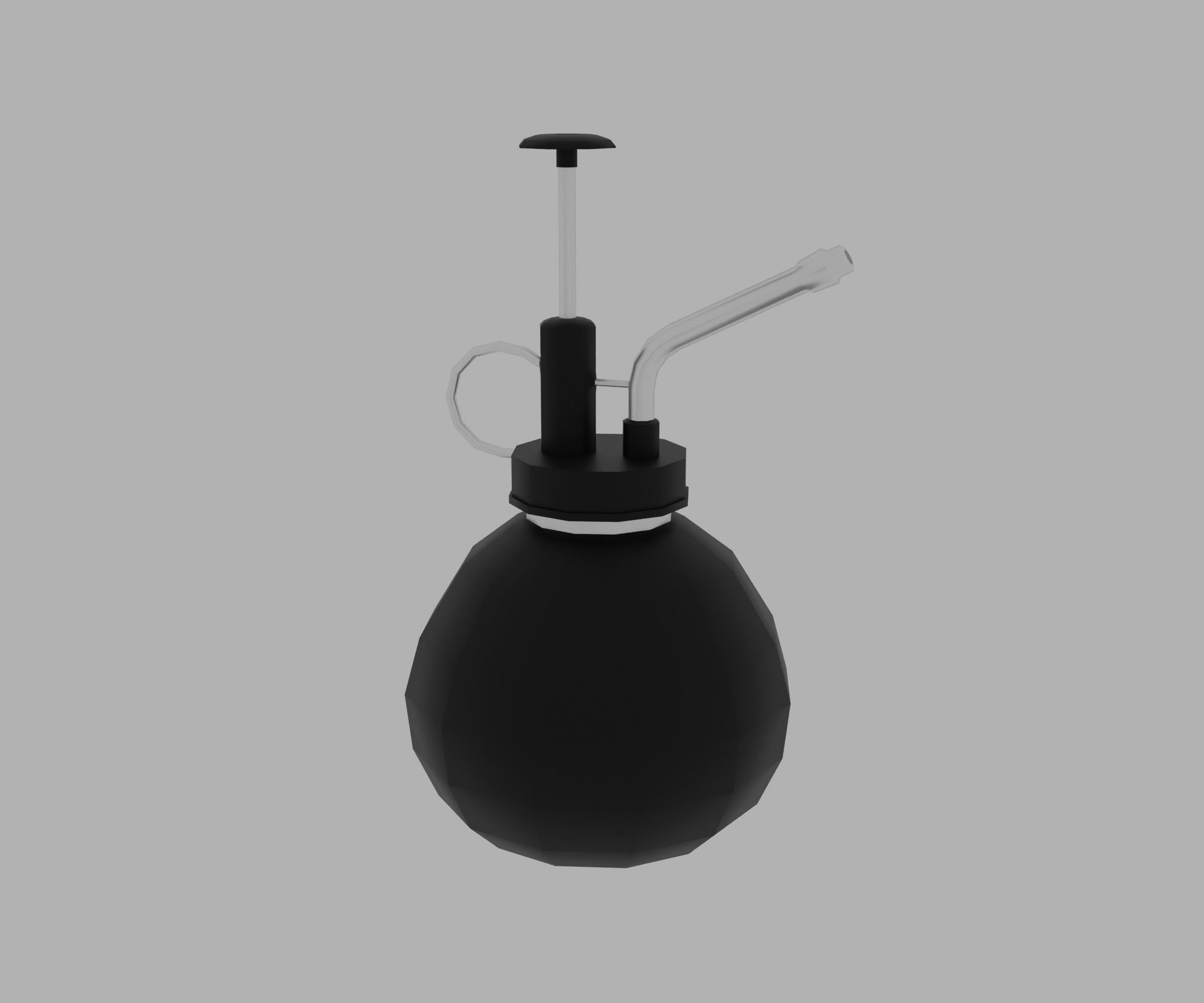 Bohemian living room Low-poly 3D model_15