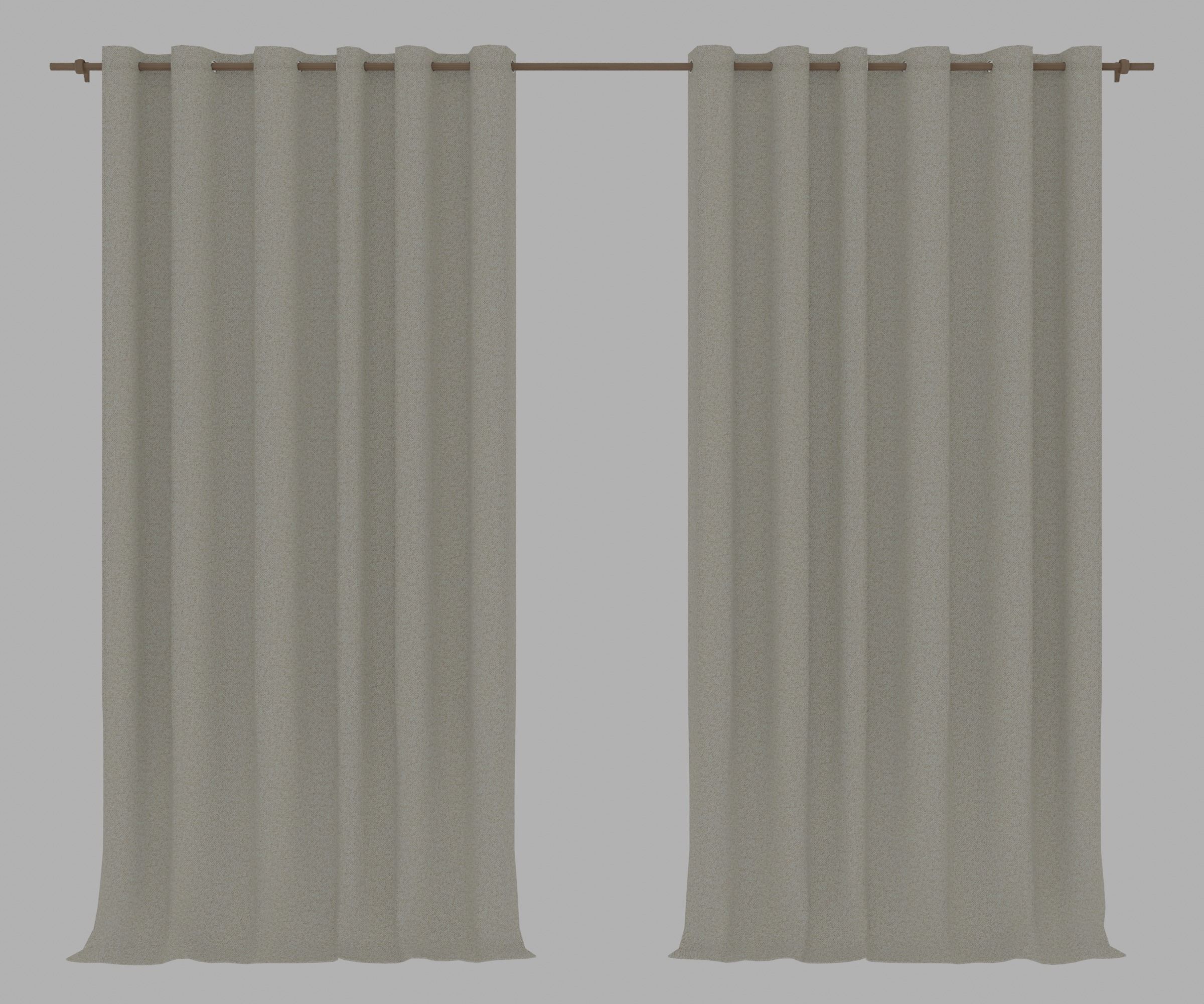 Bohemian living room Low-poly 3D model_5