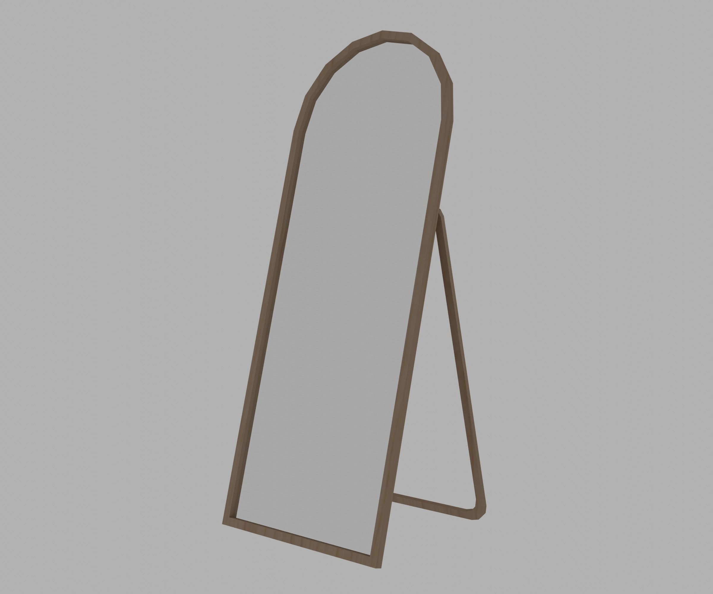 Bohemian living room Low-poly 3D model_11