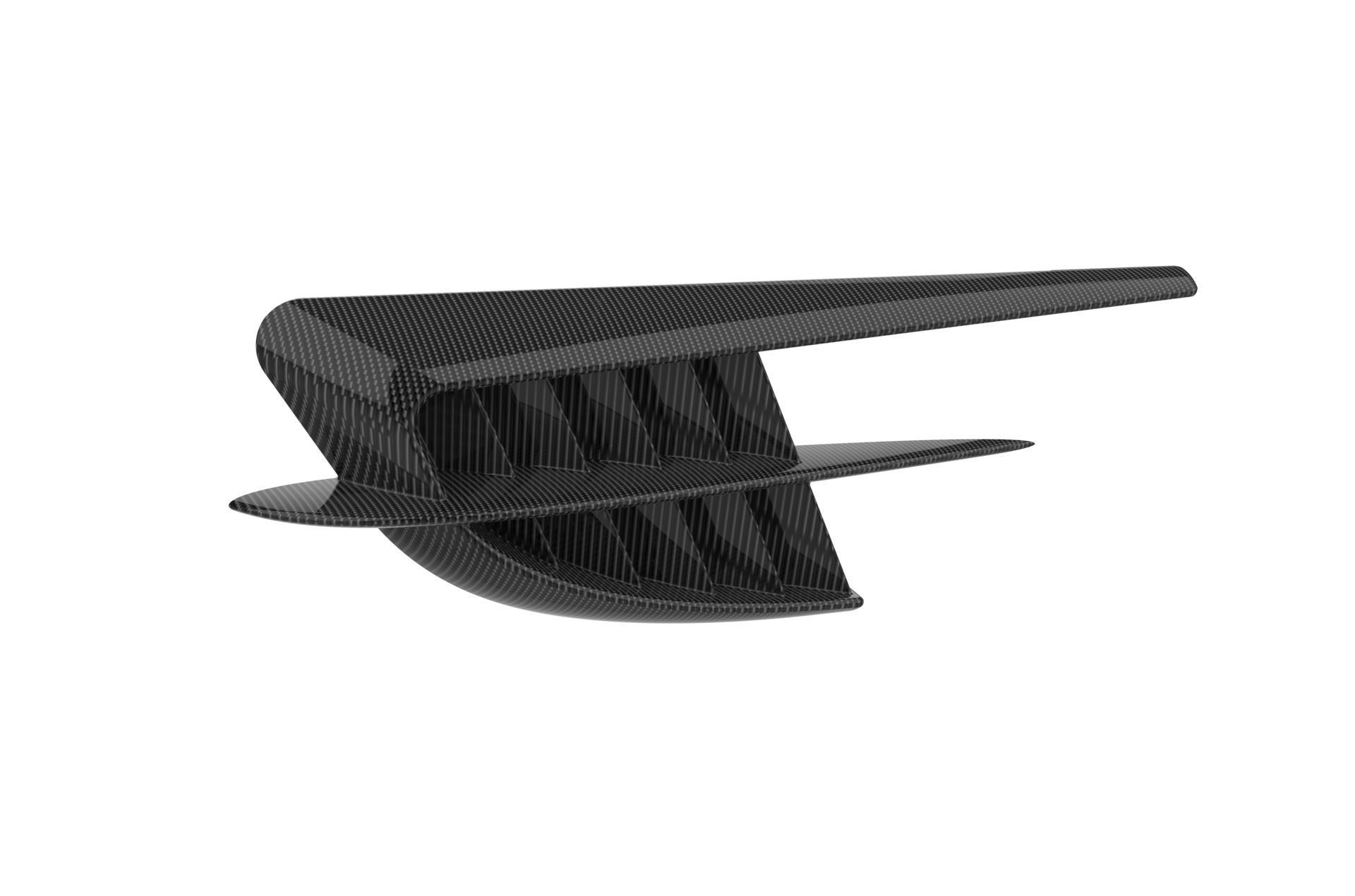 Automotive Side Fender Fin 3D model 3D printable CGTrader