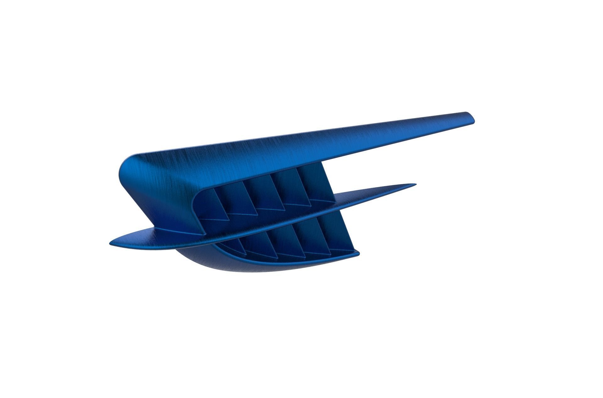 Automotive Side Fender Fin 3D model 3D printable CGTrader
