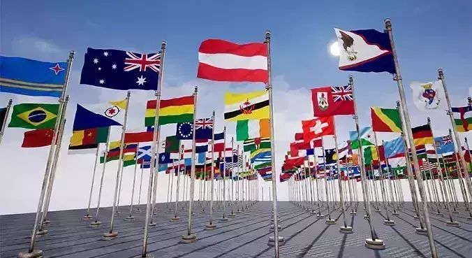 Flags Package  250 Flags