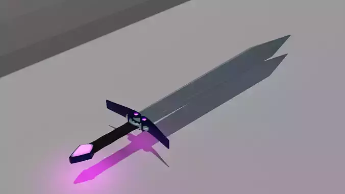 Low Poly Phantom Sword