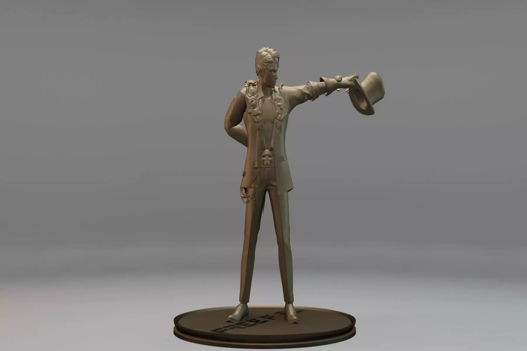 DUKE OF TERRORVILLE - FREE FIRE Free 3D print model