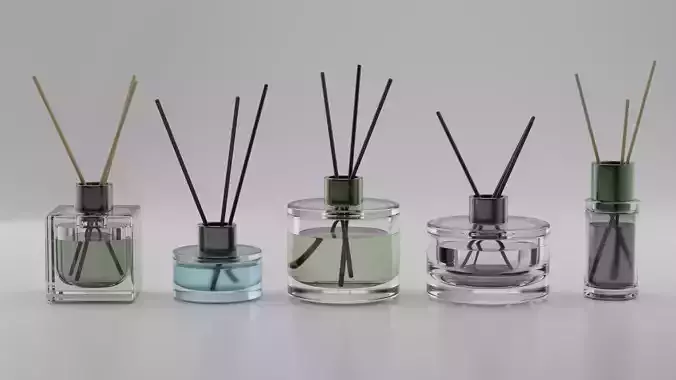 Scent Sticks 3D model