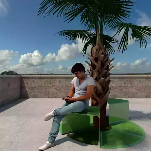 3D Under Tree Seating