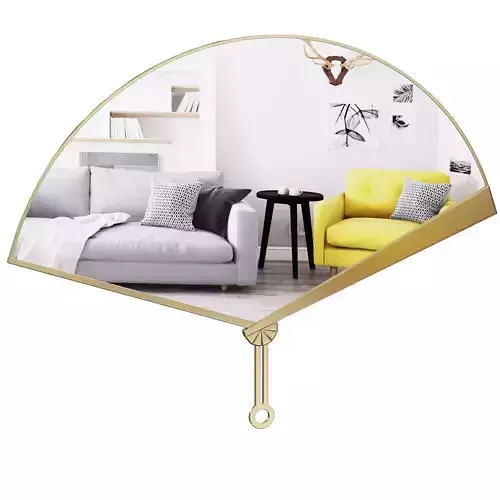 Fan Mirror by Ghidini 1961 3D model