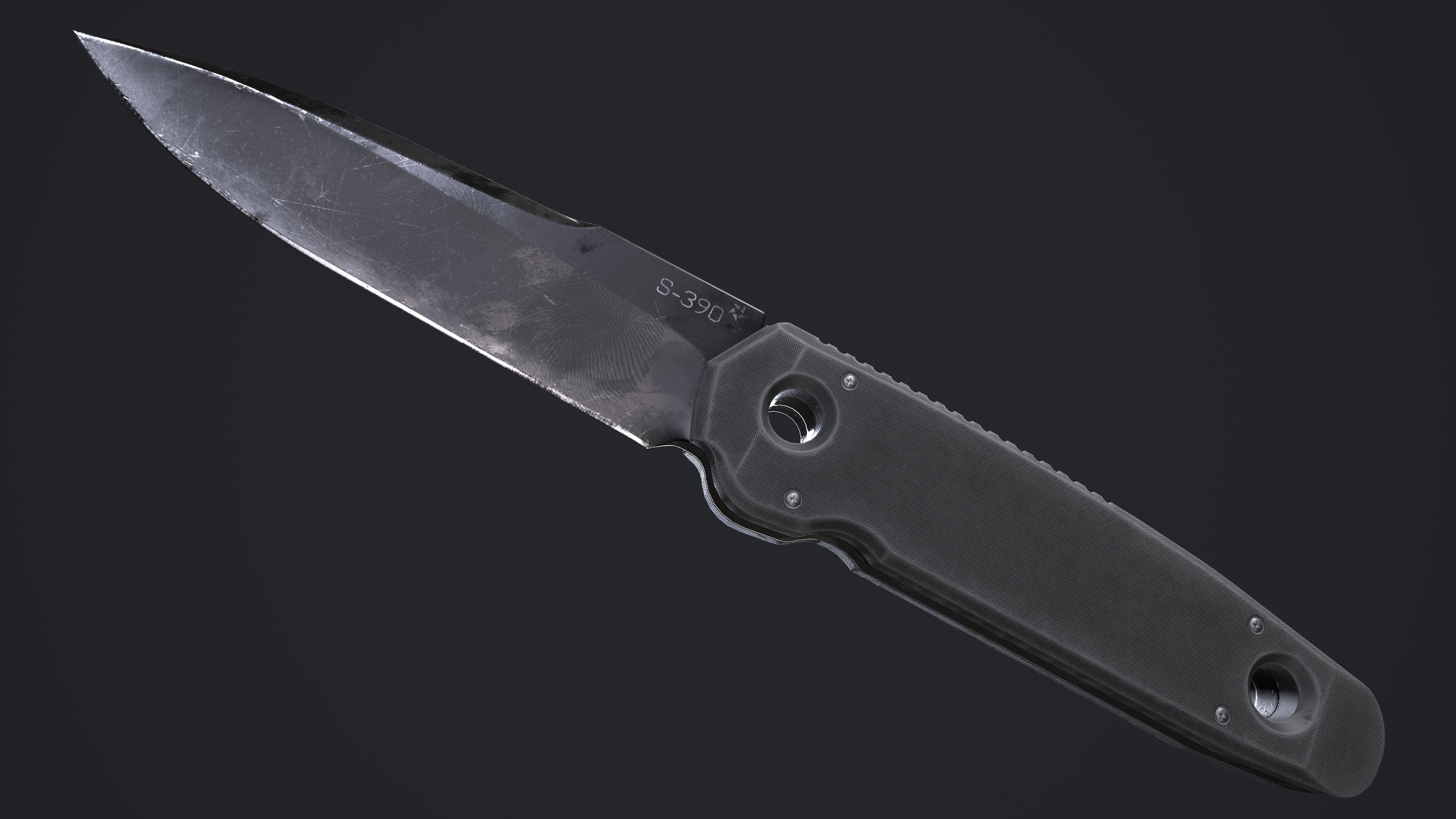 Knife Lp 4K AAA Low-poly 3D model_2