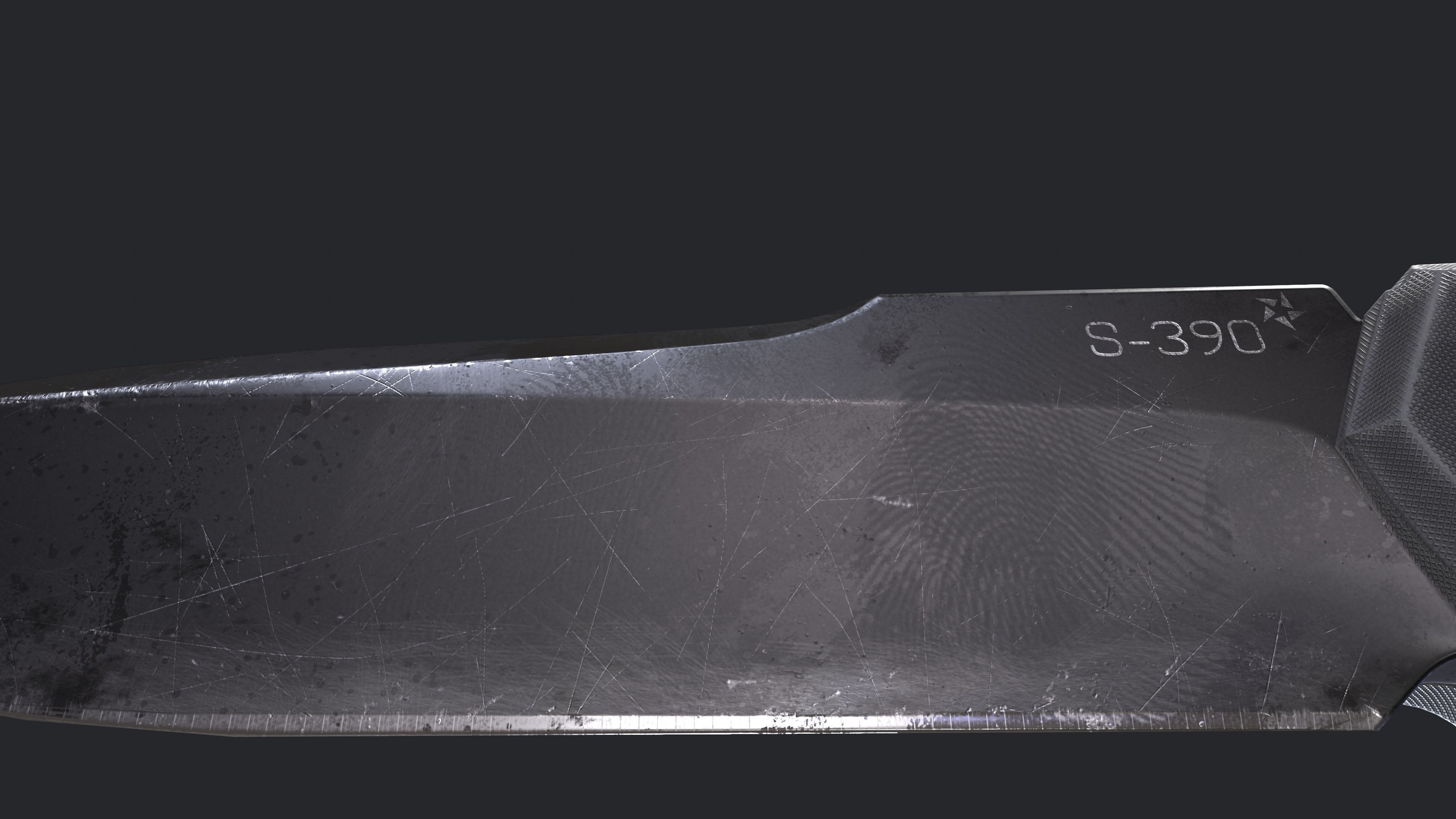 Knife Lp 4K AAA Low-poly 3D model_3