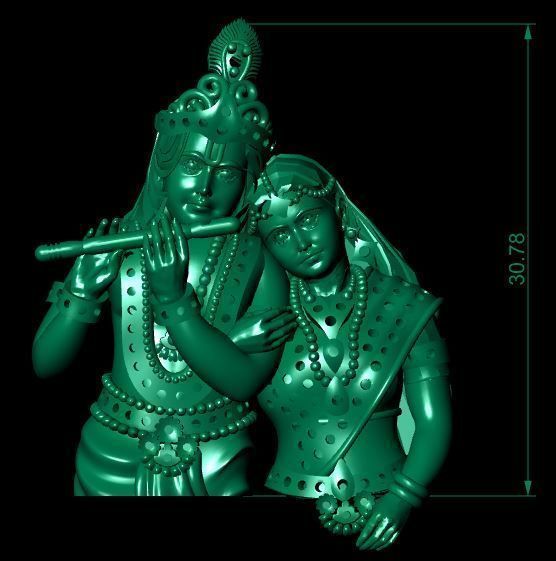 KRISHNA PENDANTS 3D print model_4