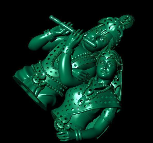 KRISHNA PENDANTS 3D print model_1