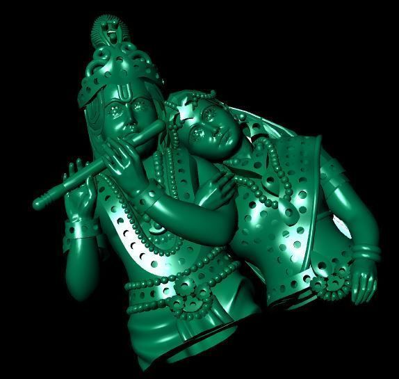KRISHNA PENDANTS 3D print model_7