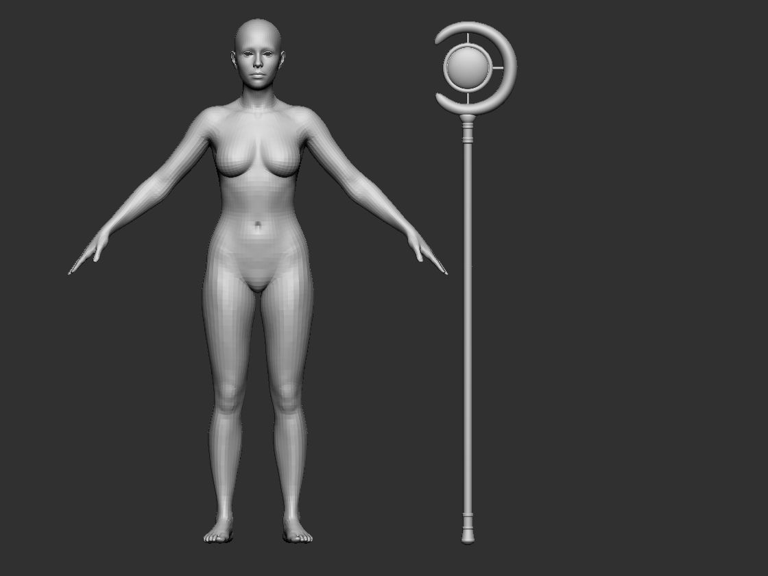 Sousou no Frieren Staff 3D print model_6