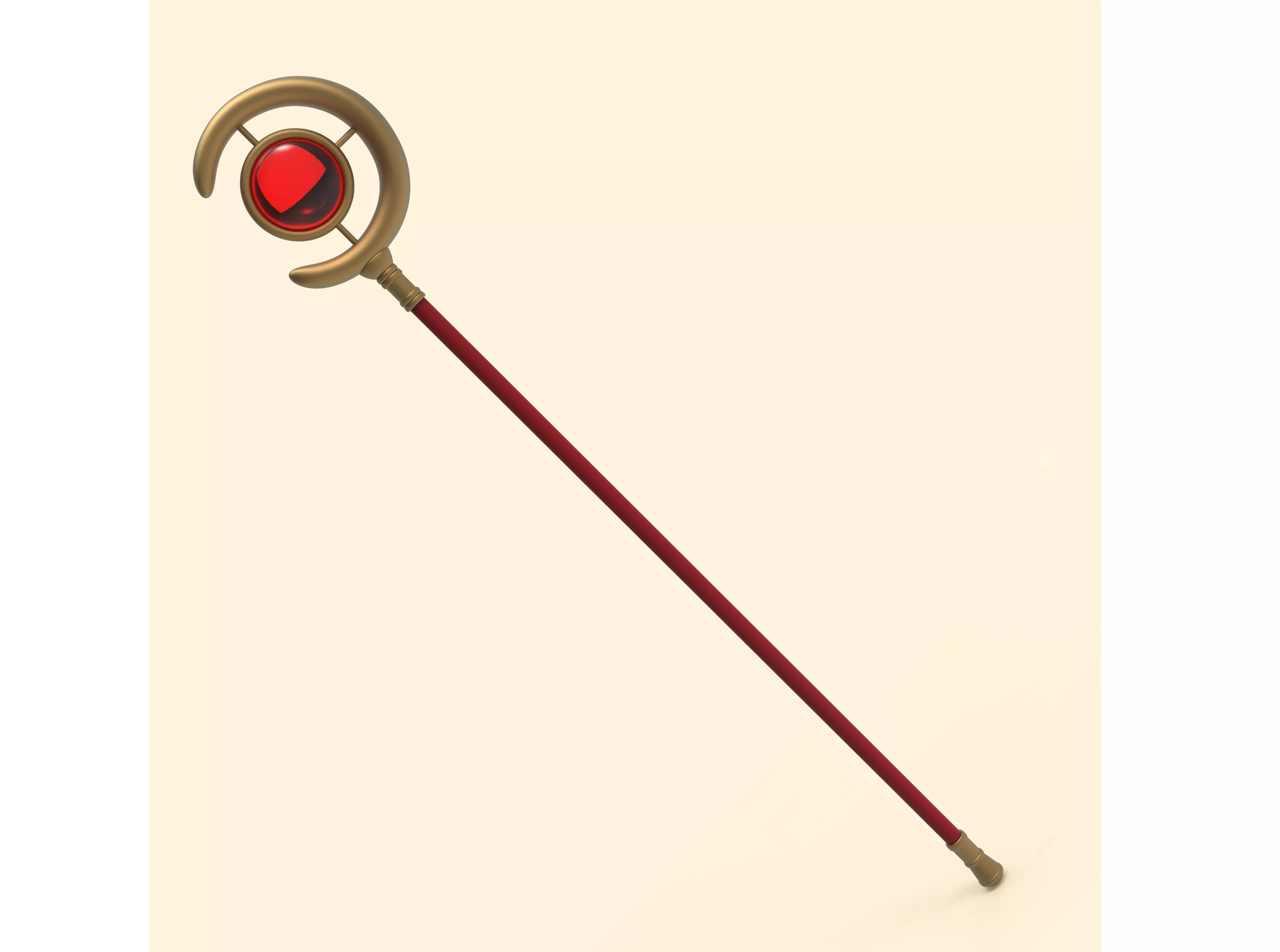 Sousou no Frieren Staff 3D print model_0