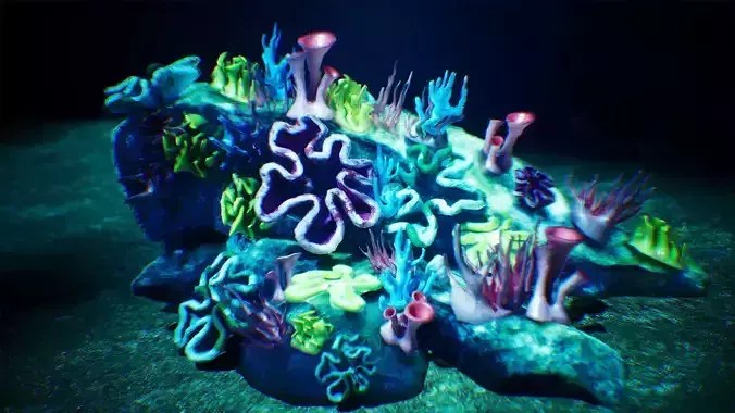 Coral Props  40 Assets