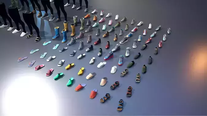 Civilian Shoes 50 Assets