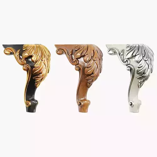 Classic leg 045 3D model