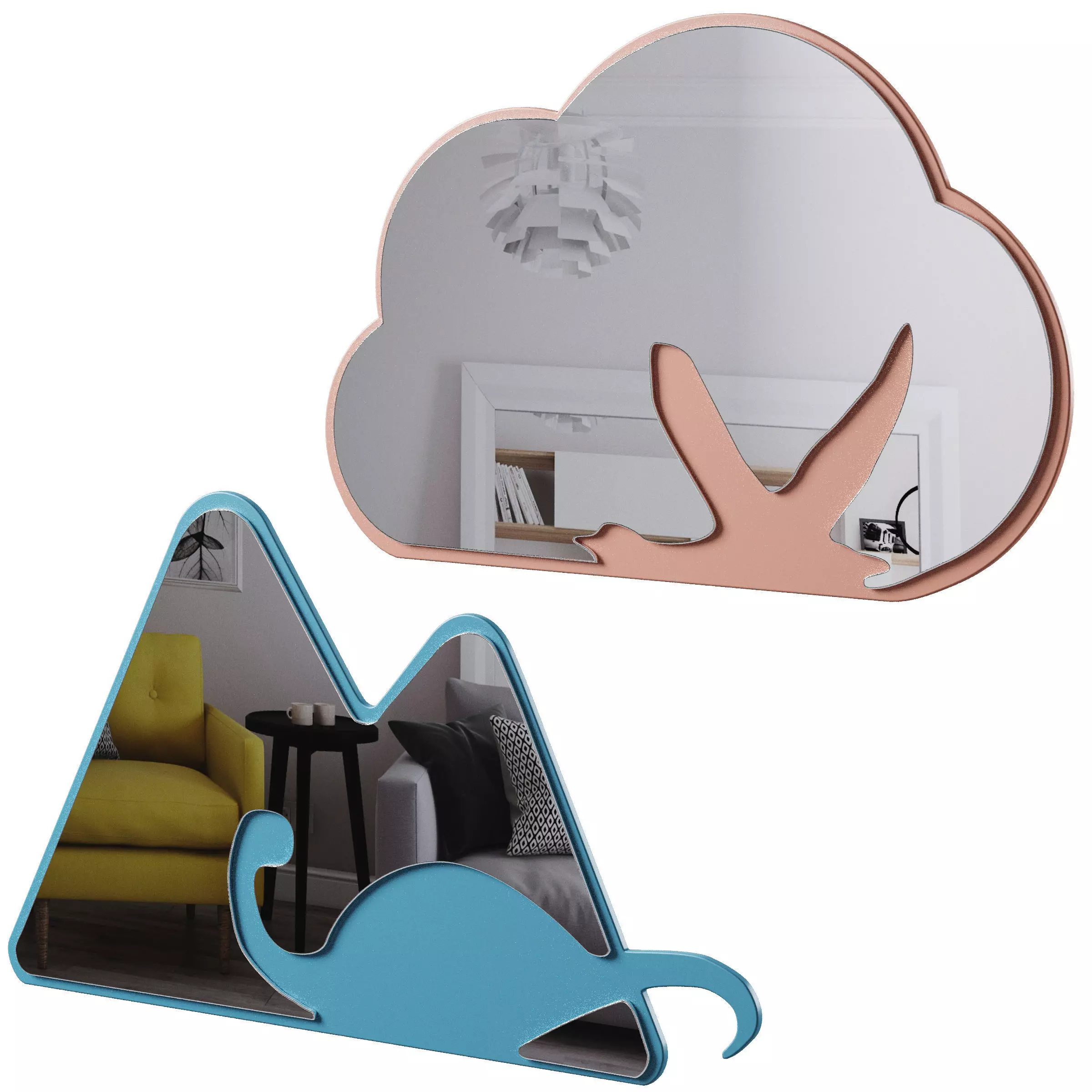 Baby Mirror Sebra 3D model