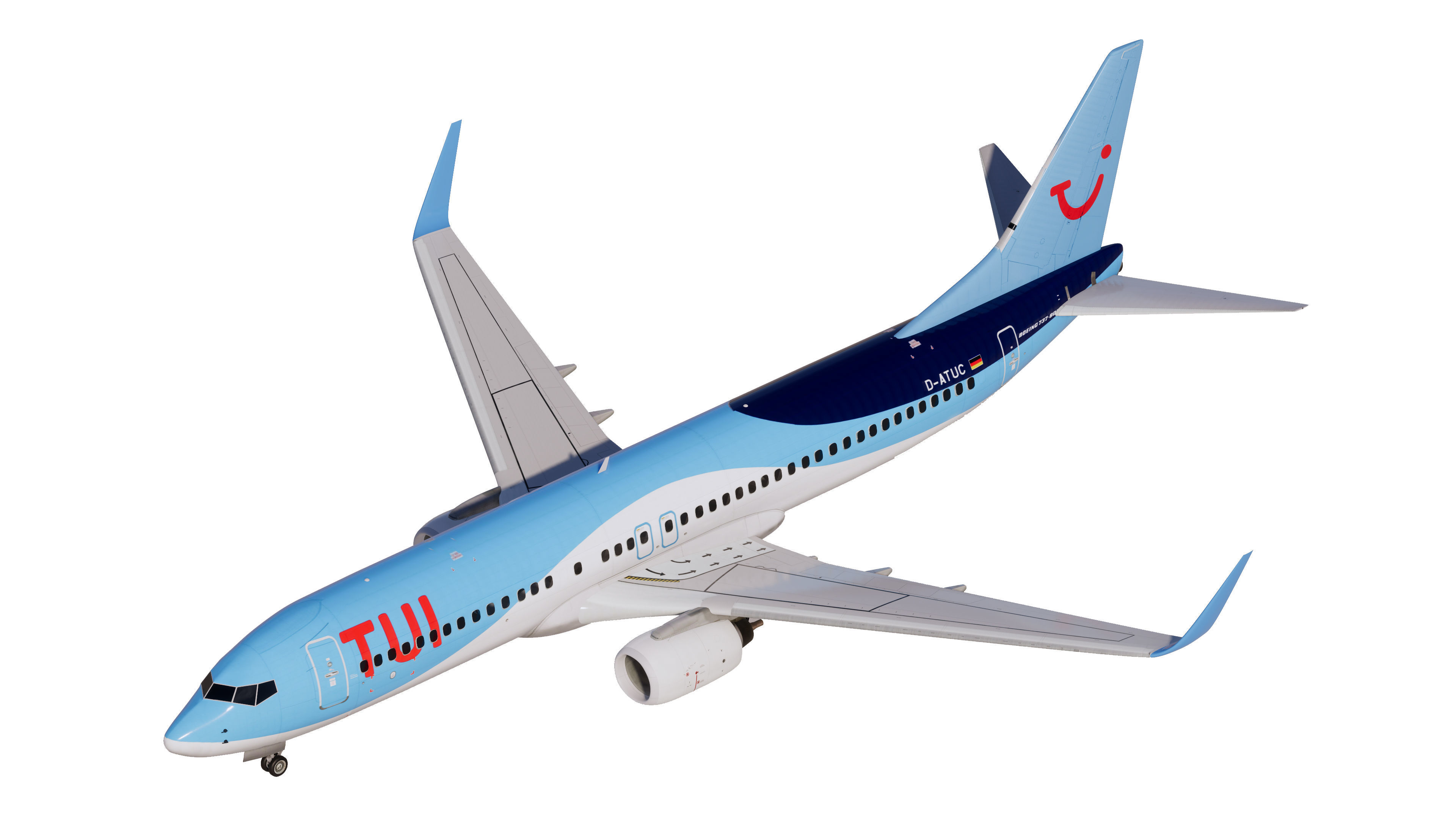Tui Fly Boeing 737-800 3D model_3