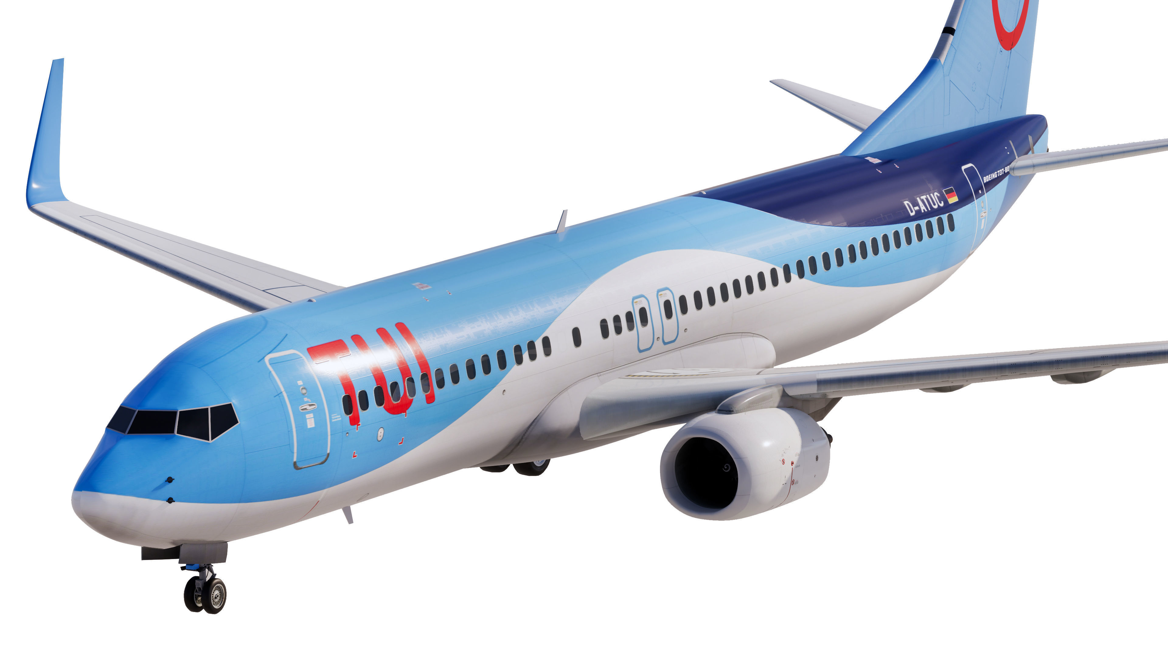 Tui Fly Boeing 737-800 3D model_5