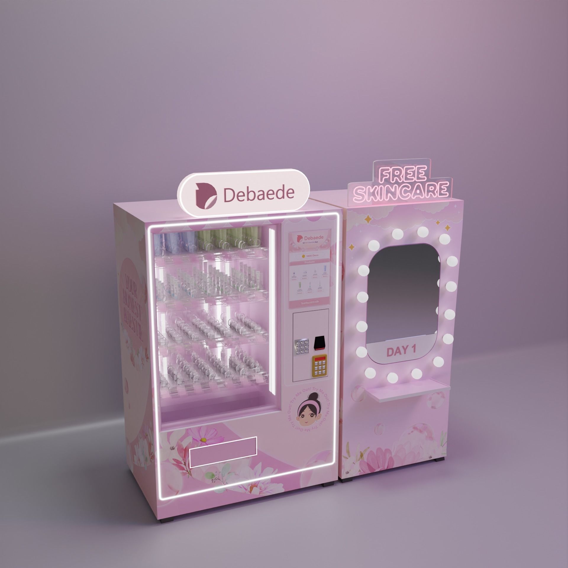 Vending Machine Low-poly 3D model_2