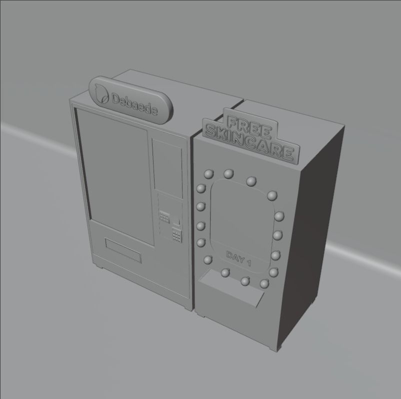 Vending Machine Low-poly 3D model_5