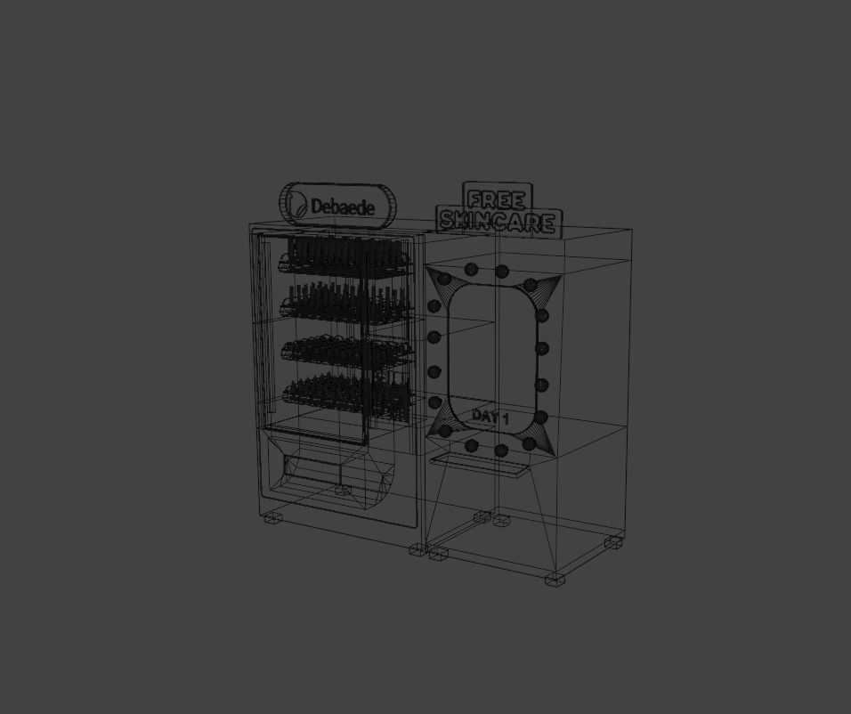 Vending Machine Low-poly 3D model_7