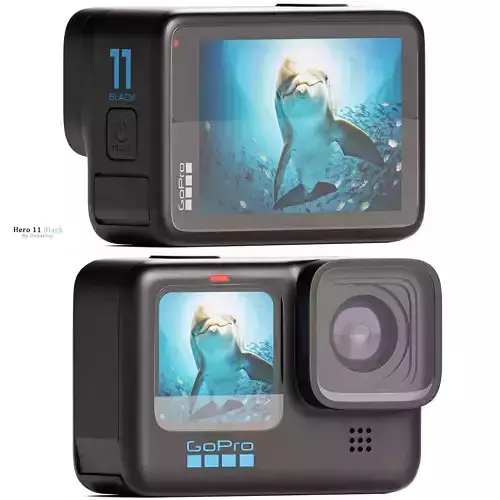 GoPro Hero 11 Black Action Camera 3D model