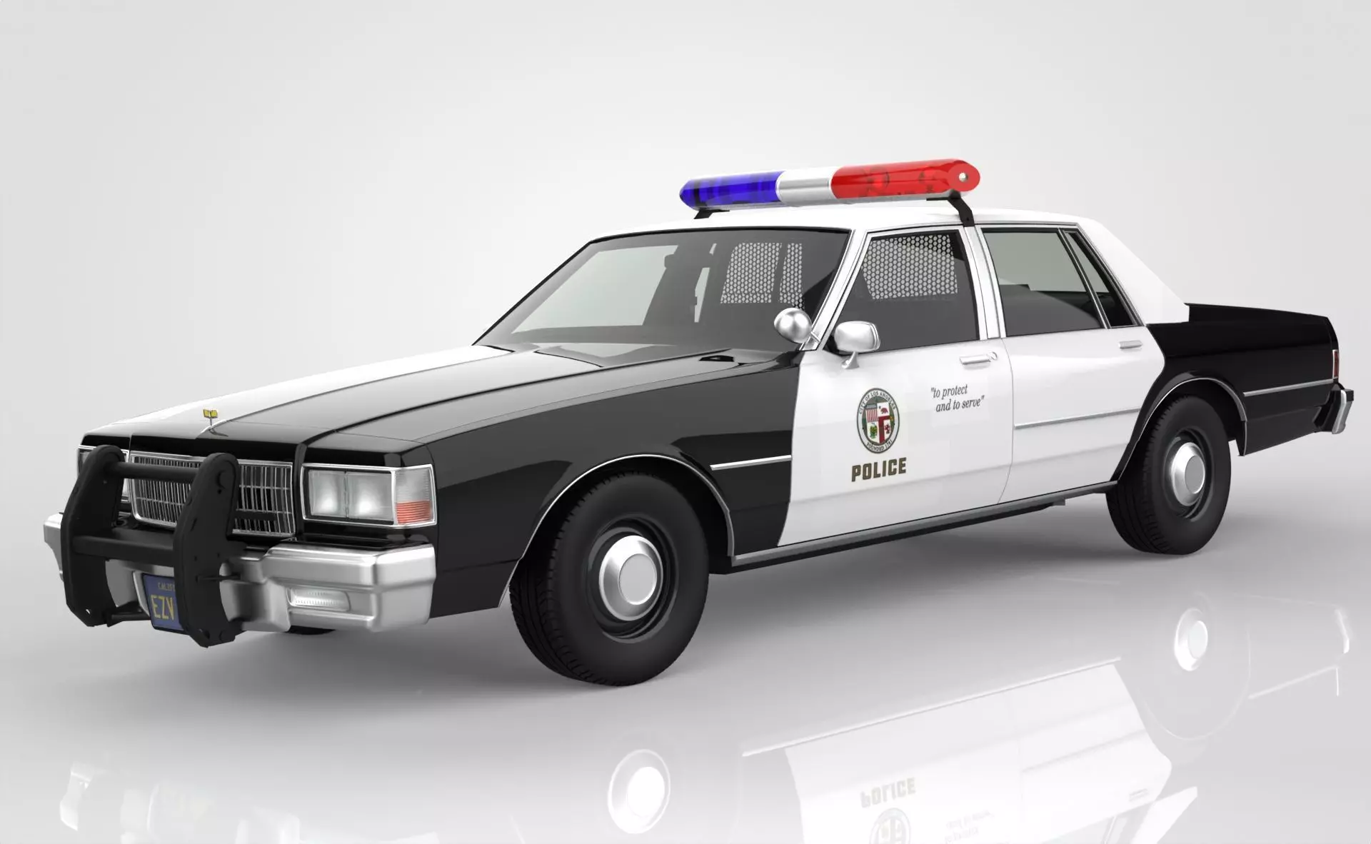 Chevrolet Caprice Classic Police 1989 3D model