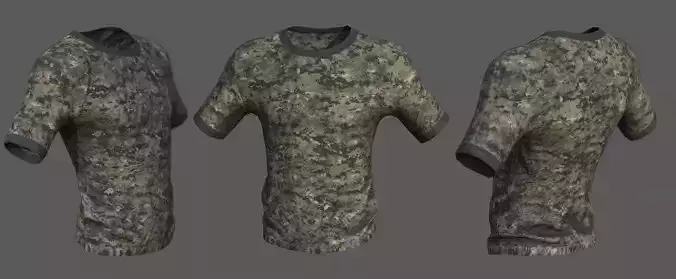 Basic T-Shirt Camo 1