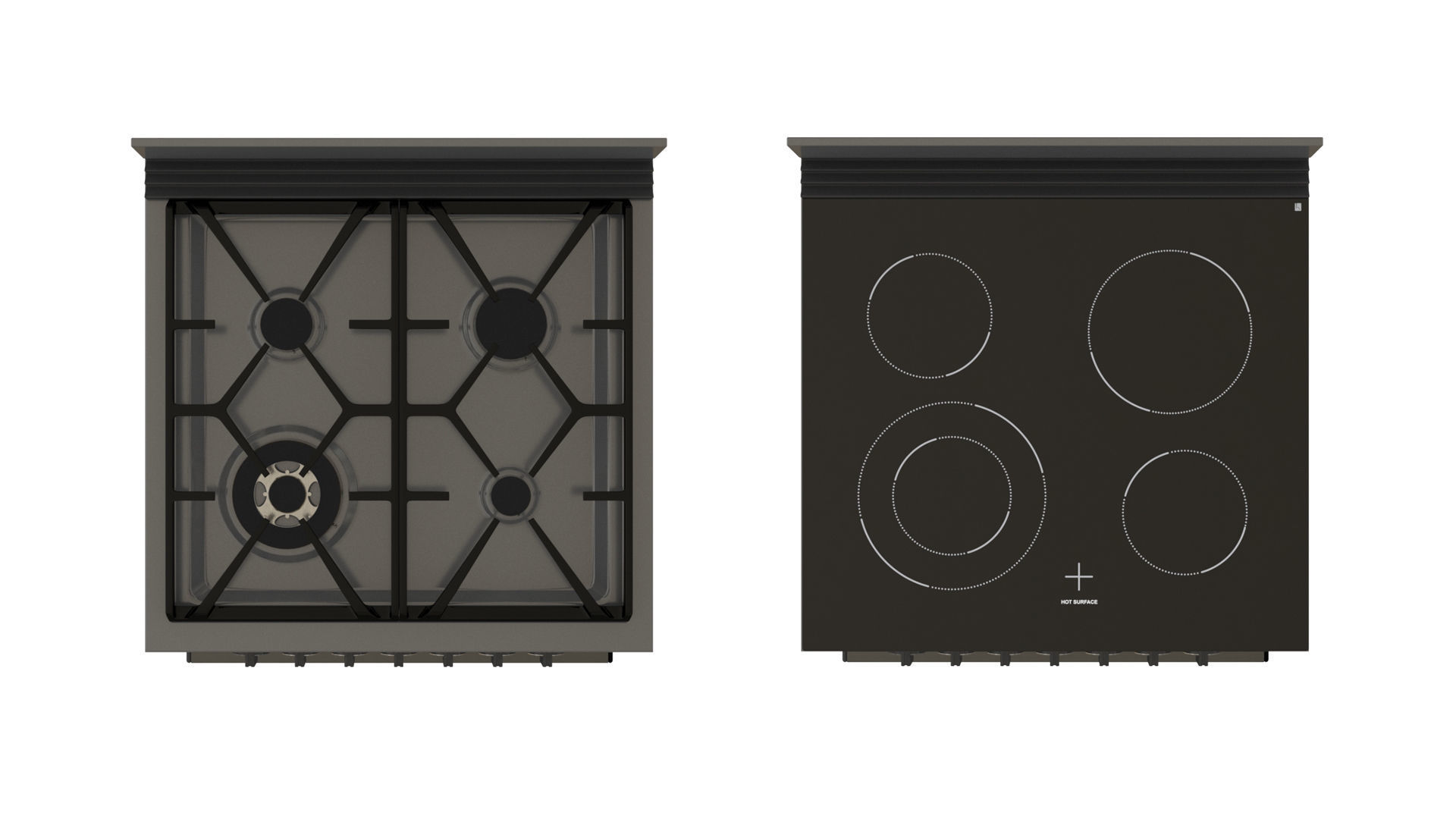 Realistic Upright oven  3D model_11