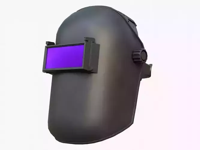 Welding Helmet Low-poly 3D model