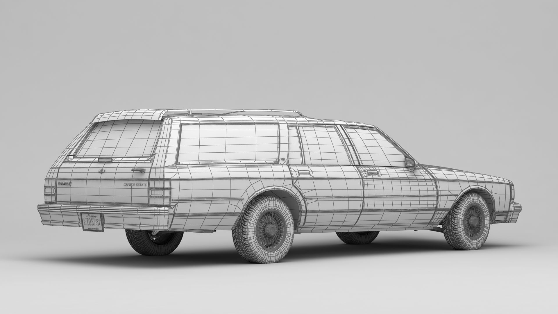 Chevrolet Caprice Estate 1989 3D model_11