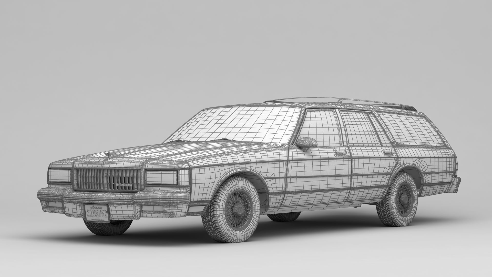 Chevrolet Caprice Estate 1989 3D model_10