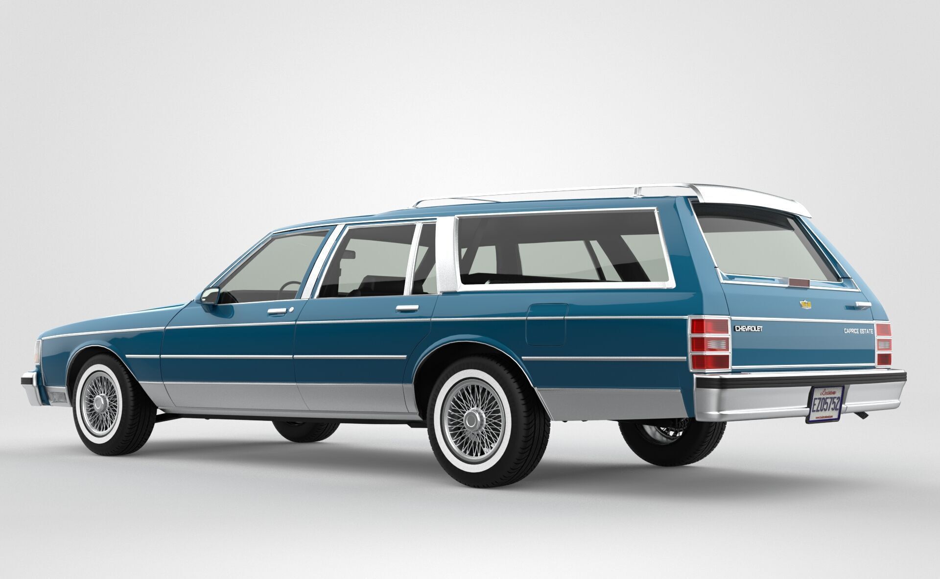 Chevrolet Caprice Estate 1989 3D model_2