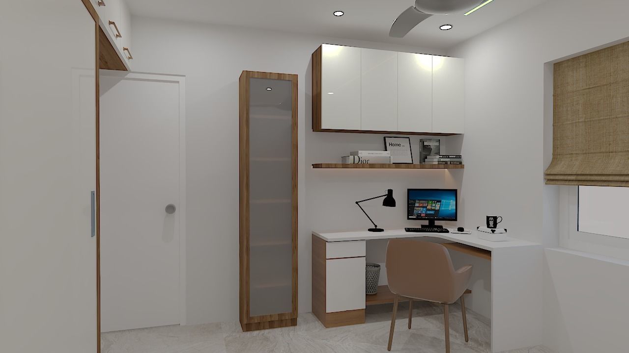 Modern 3Bhk Apartment Interior Design - 3 3D model_10